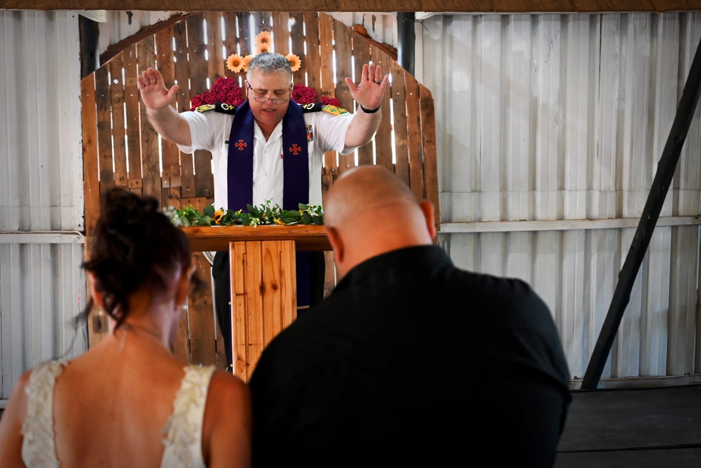 Wedding ceremony by Dr. Gerrit Rademeyer in Bedford